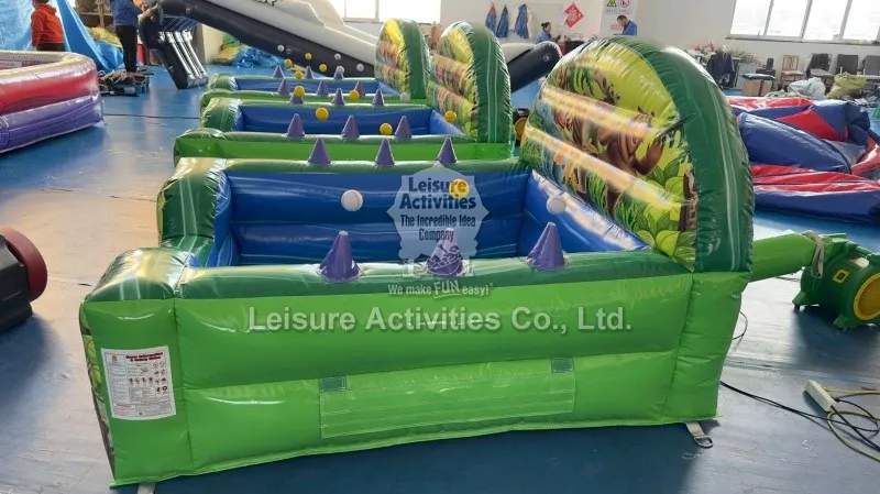 Inflatable Jungle Ball Pool With Air Jugglers