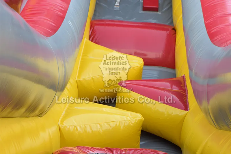 Inflatable Xtreme Fun Run Double Lane Slide